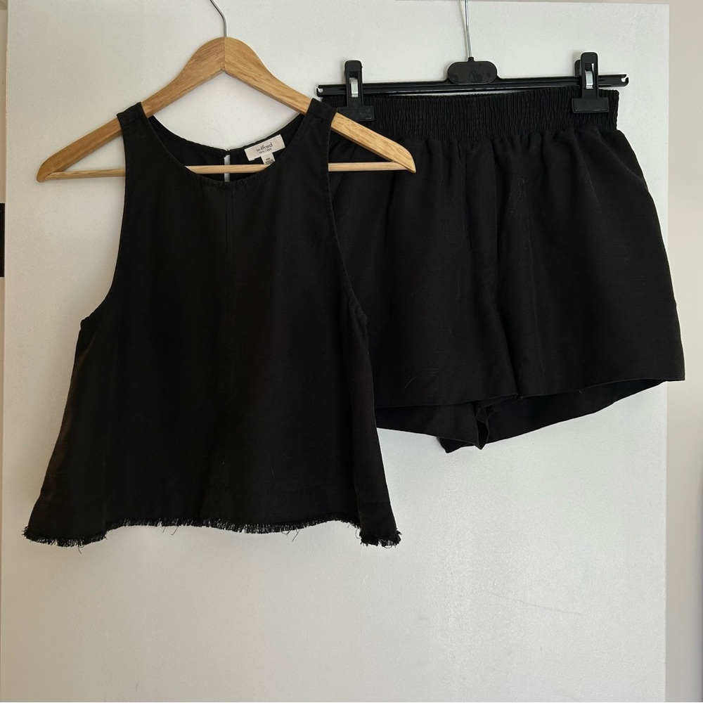 Wilfred Linen Top and Shorts Set
